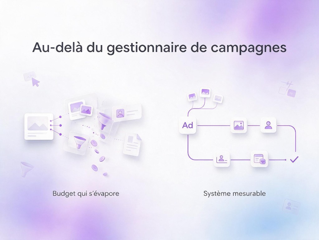Acquisition payante — du budget qui s'évapore à un système Google Ads mesurable et orienté ROI