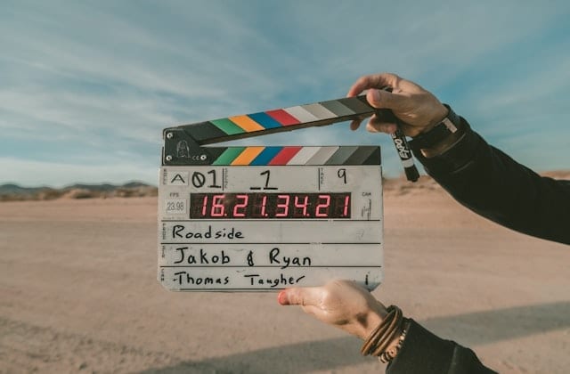 Tournage vidéo publicitaire — plateau film