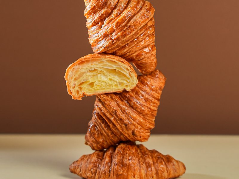 Photographe produit à Casablanca — tour de croissants
