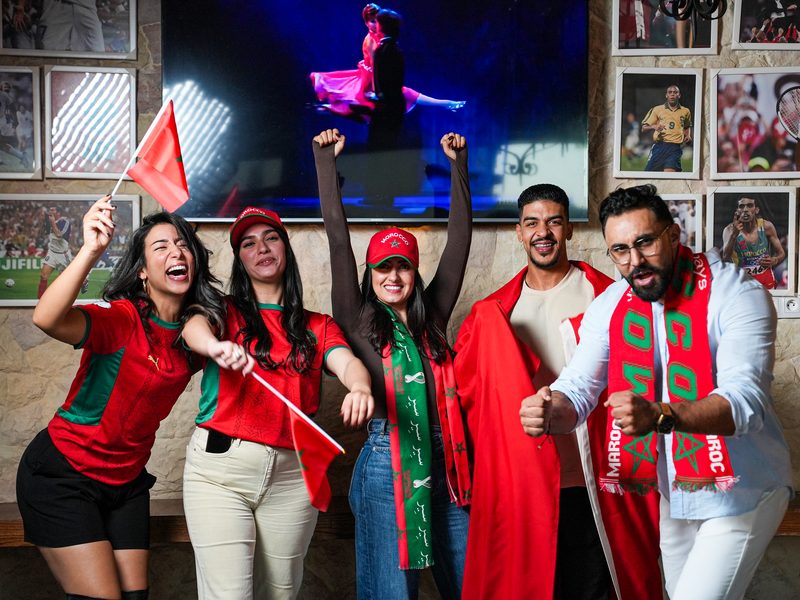 Vidéo publicitaire — shooting de campagne avec des supporters du Maroc